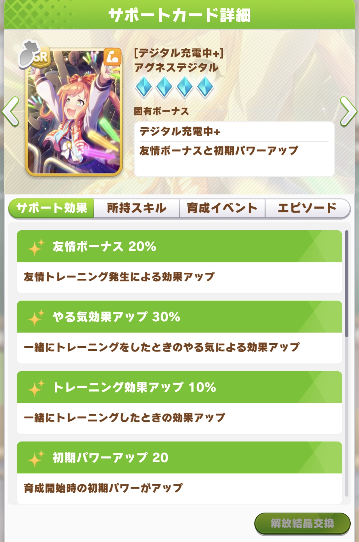アグネスデジタル SR パワーサポートカード